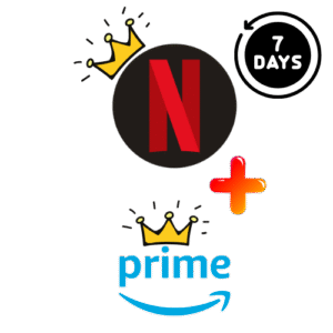 Netflix + Prime 7 Days Subscription 4K Combo